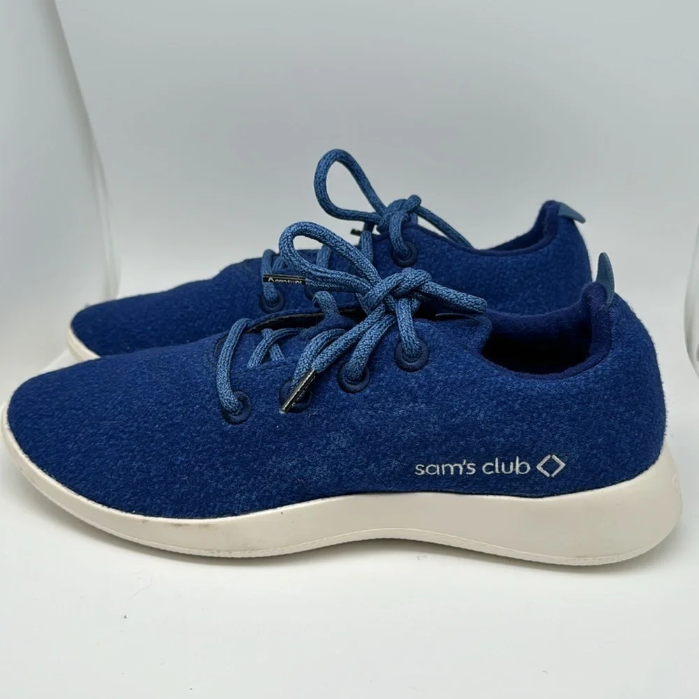 Allbirds Sams Club Exclusive Wool Blue White Women's‎ Running Sneakers Size 10